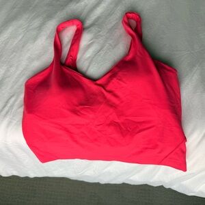 Lululemon Coral Pink Sports Bra like new size 8